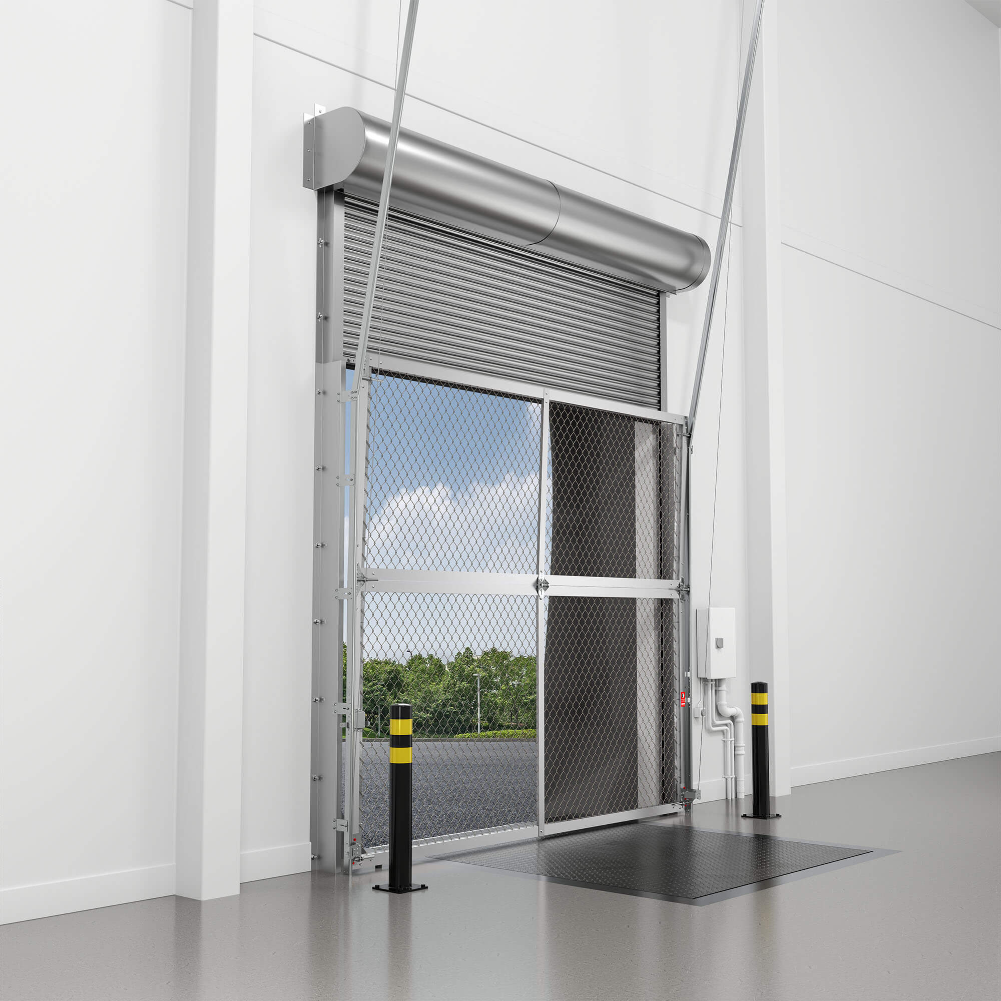 Behind Rolling - Shorter Than Opening - Vertical Lift